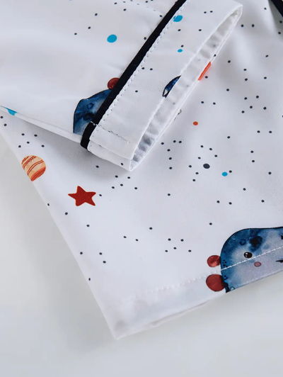 2-Pc Cotton Animal Shirt & Pajama