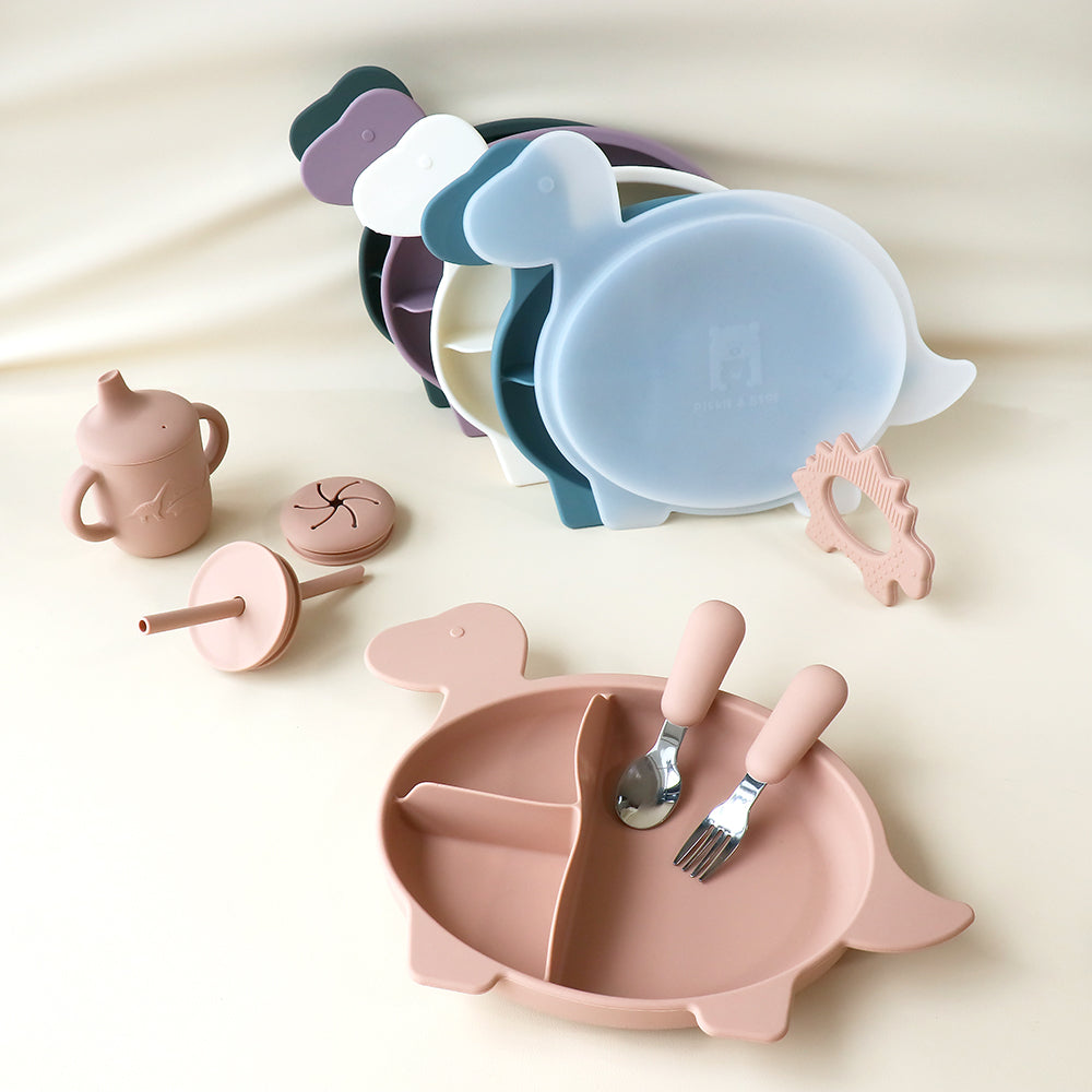 Diplodocus Section Plate with Lid