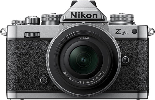 Nikon Mirrorless Z fc Body with Z DX 16-50mm f/3.5-6.3 VR [SL] Lens with Additional Battery, Camera Bag & 64 GB SD Card, SmallRig L-Shape Grip,Optical Zoom,Black