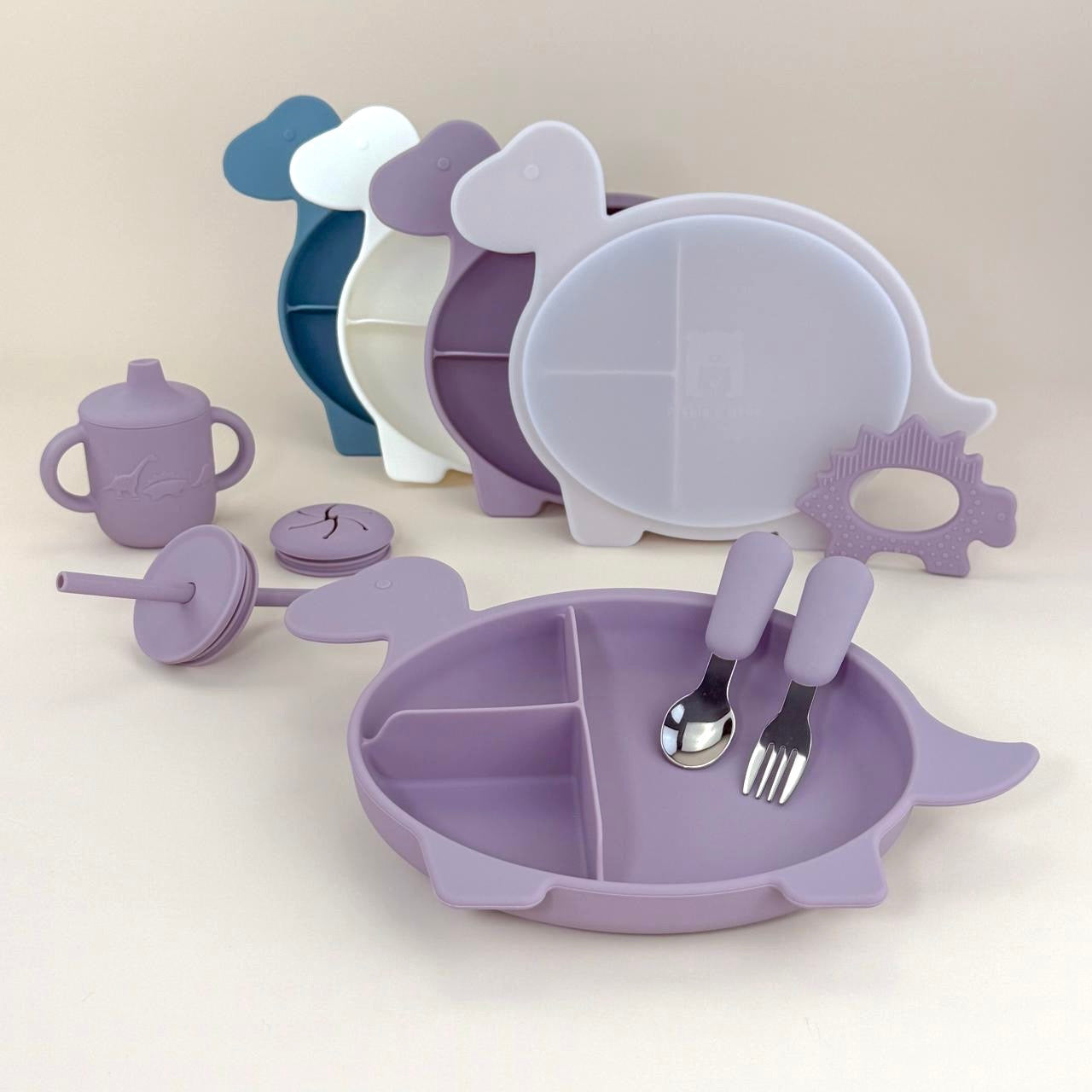 Diplodocus Section Plate with Lid