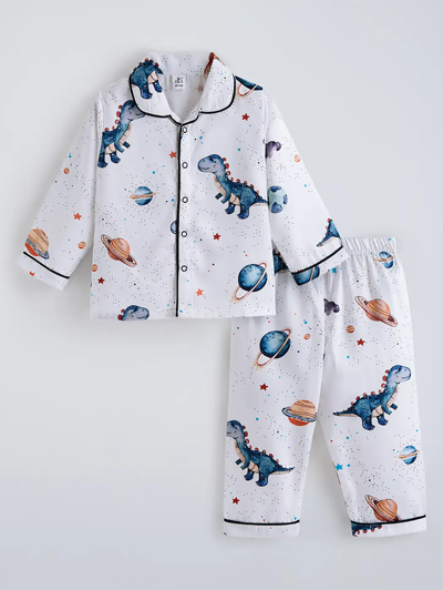 2-Pc Cotton Animal Shirt & Pajama