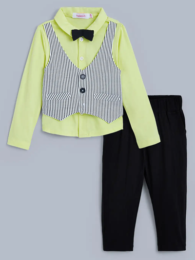 3-Pc Cotton Little Gentlemen Formal Set