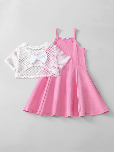 Bow Applique Dress