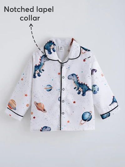 2-Pc Cotton Animal Shirt & Pajama