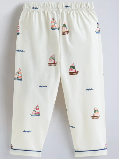2-Pc Cotton All Over Print Shirt & Pajama