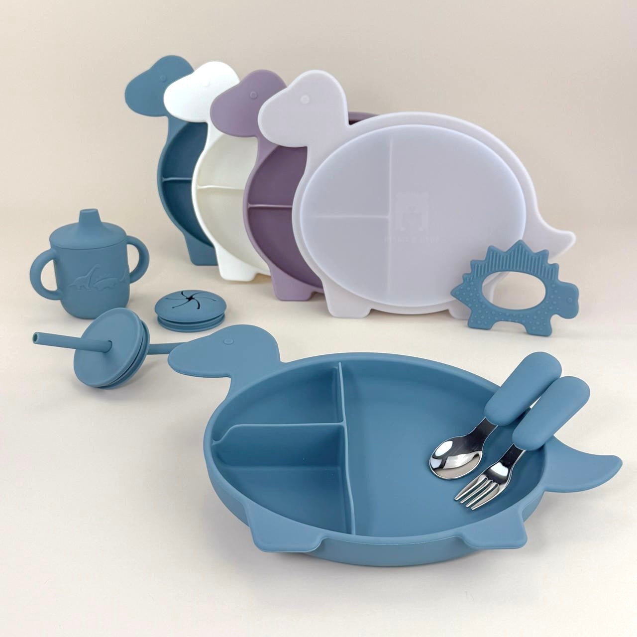 Diplodocus Section Plate with Lid