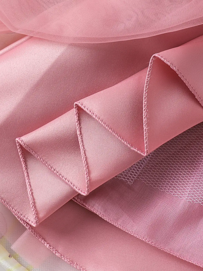 Rose Bow Applique Dress