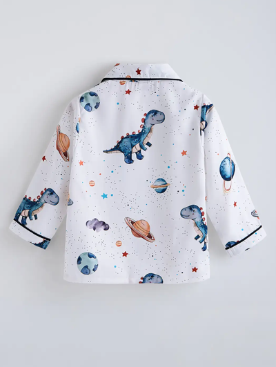 2-Pc Cotton Animal Shirt & Pajama