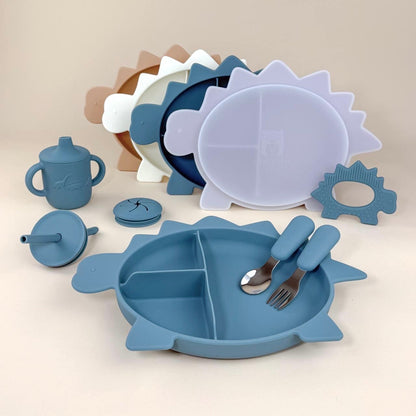 Stegosaurus Dino Section Plate with Lid