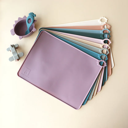 Baby Dinosaur Placemat Dinosaur Anti Spill Hushed Plumb