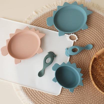 Bowl Plate Dino Spoon Placemat Mix Colours