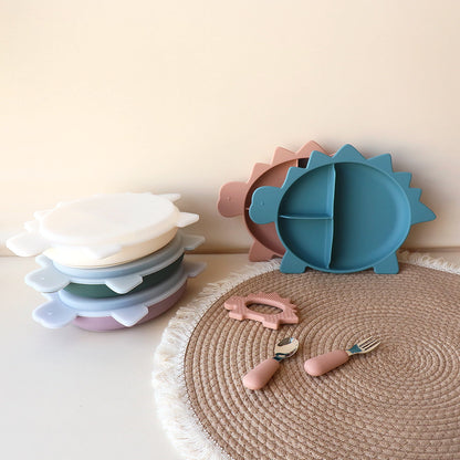 Dino section plate kids