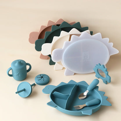 Stegosaurus Dino Section Plate with Lid