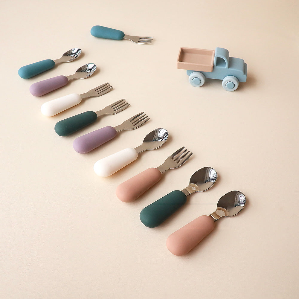 Pickle and Bear Cutlery Set and toy truck