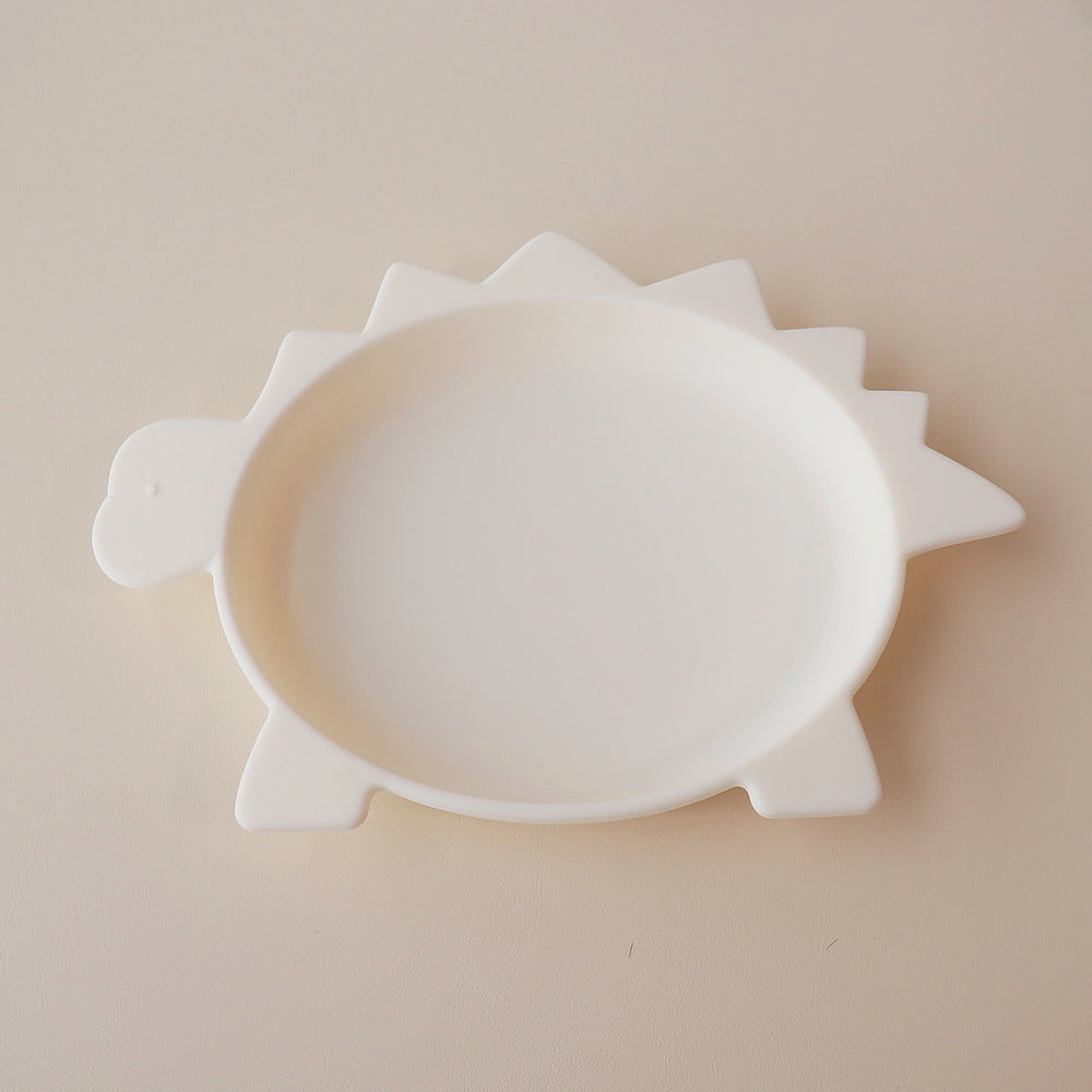 Pickle and Bear Small Plate marshmallow