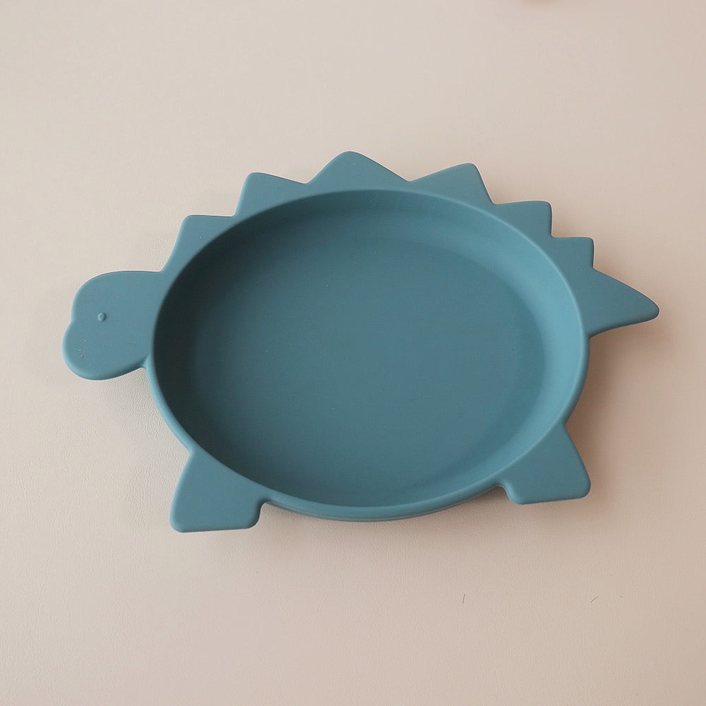 Pickle and Bear Small Plate smoke blue